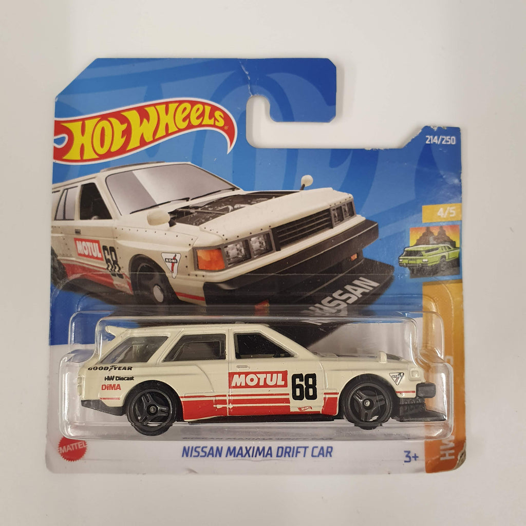 Hot Wheels Nissan Maxima Drift Car Short Card