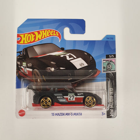 Hot Wheels '15 Mazda MX-5 Miata Short Card