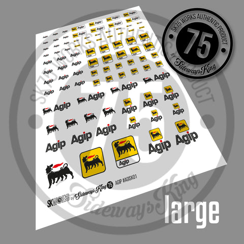 AGIP Waterslide Decal Sheet