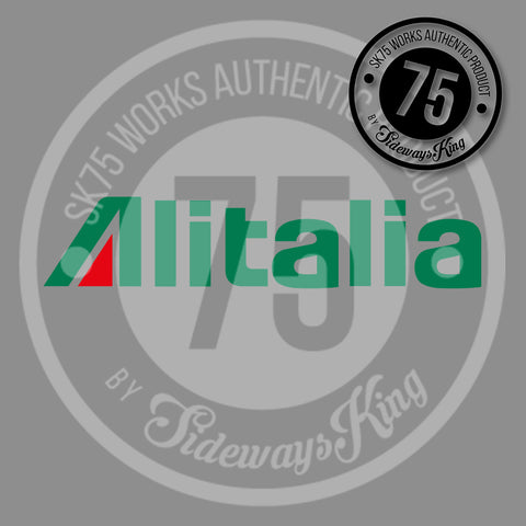 ALITALIA Waterslide Decal Sheet