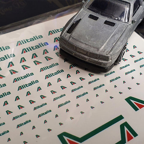 ALITALIA Waterslide Decal Sheet