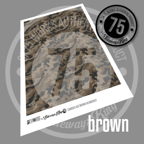 CAMOUFLAGE TEXTURES Waterslide Decal Sheet