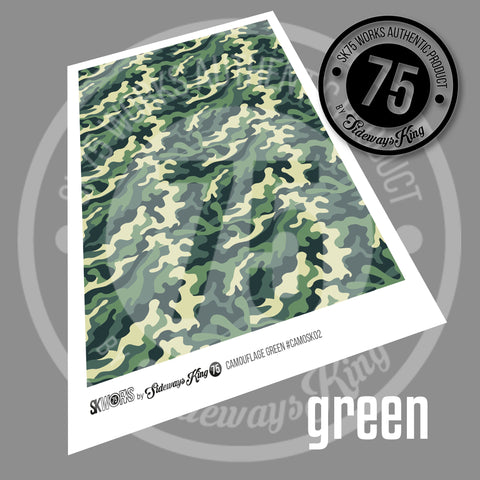 CAMOUFLAGE TEXTURES Waterslide Decal Sheet