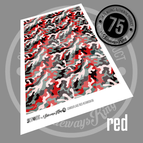 CAMOUFLAGE TEXTURES Waterslide Decal Sheet