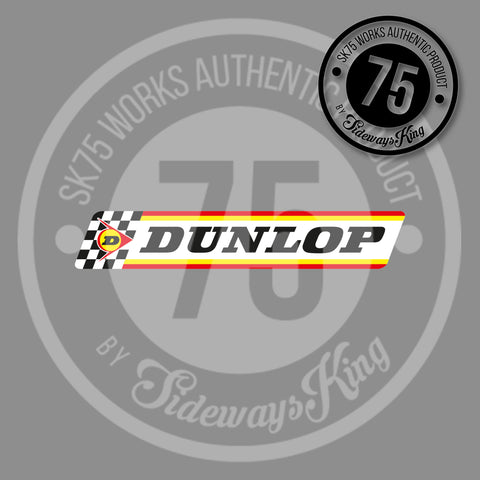 DUNLOP Waterslide Decal Sheet