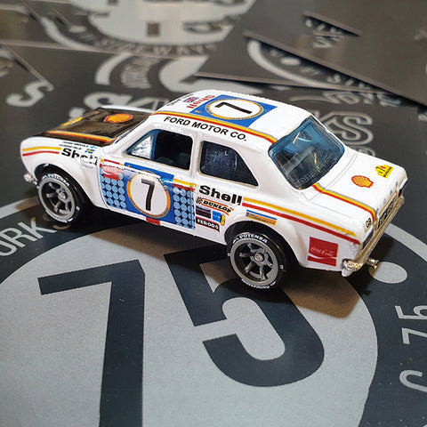 Ford Escort MK1 RS1600 Safari Rally 1/64 Waterslide Decal Sheet