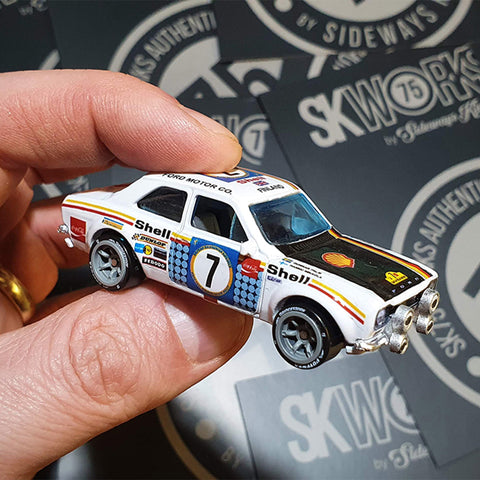 Ford Escort MK1 RS1600 Safari Rally 1/64 Waterslide Decal Sheet