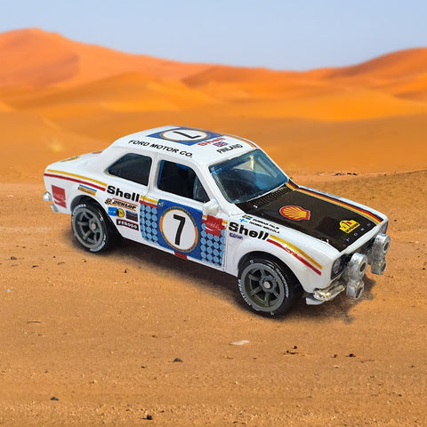 Ford Escort MK1 RS1600 Safari Rally 1/64 Waterslide Decal Sheet