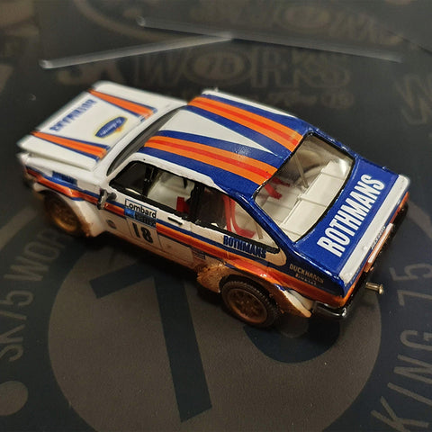 Ford Escort MK2 'ROTHMANS' Waterslide Decal Sheet