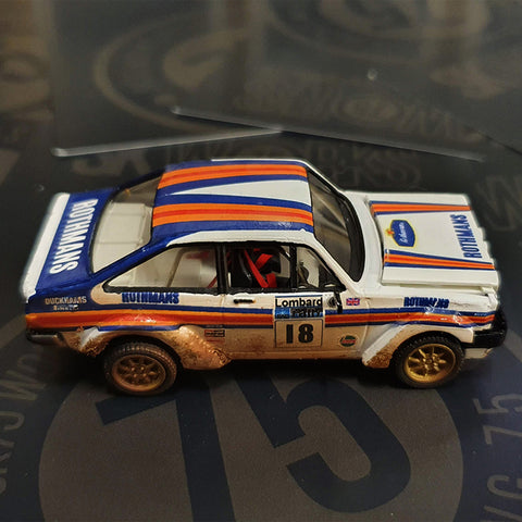 Ford Escort MK2 'ROTHMANS' Waterslide Decal Sheet