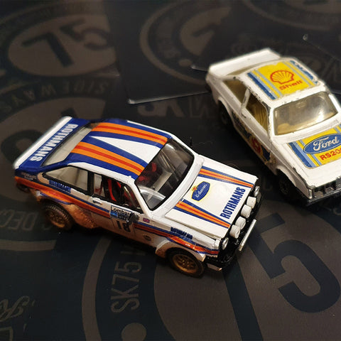 Ford Escort MK2 'ROTHMANS' Waterslide Decal Sheet