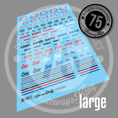 ESSO Waterslide Decal Sheet