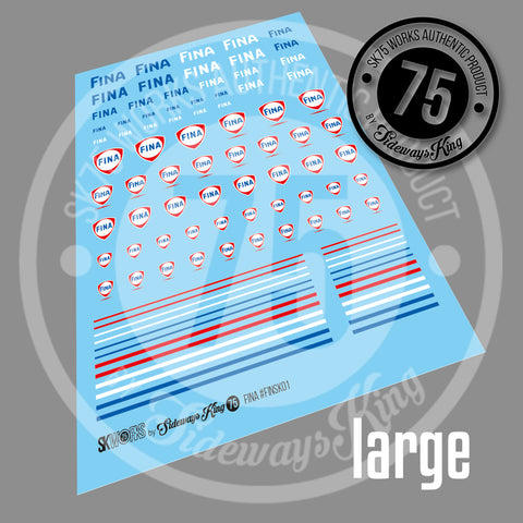 FINA Waterslide Decal Sheet