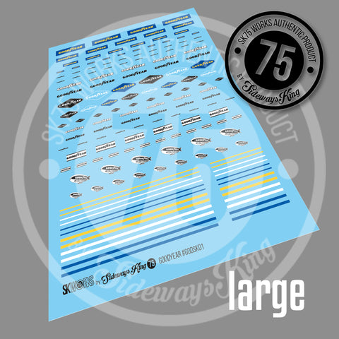 GOODYEAR Waterslide Decal Sheet