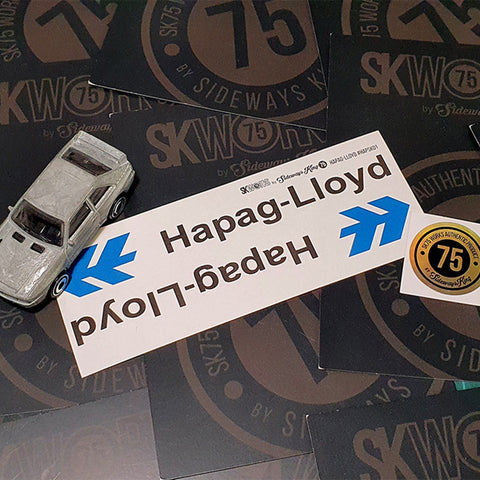 Hapag-Lloyd Waterslide Decals for Containers