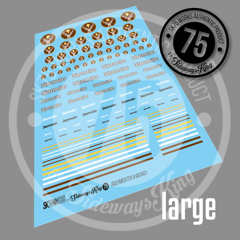 JÄGERMEISTER Waterslide Decal Sheet