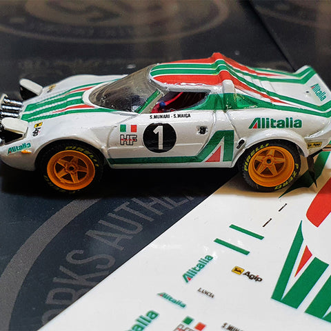 Lancia Stratos 'ALITALIA' Waterslide Decal Sheet