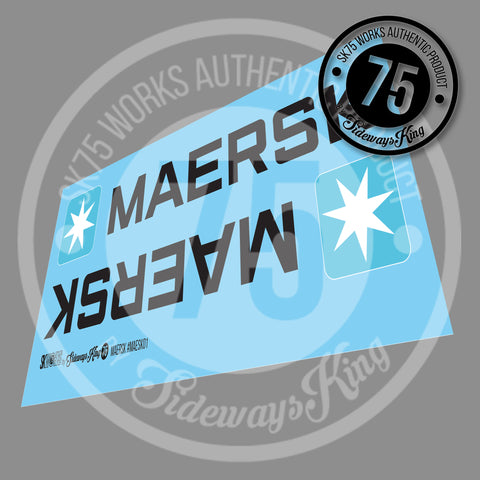 Maersk Waterslide Decals for Containers