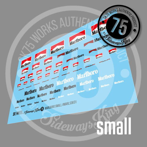 MARLBORO Waterslide Decal Sheet