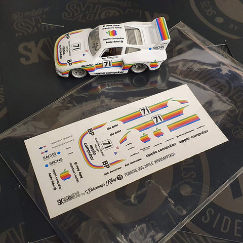 PORSCHE 935 'APPLE COMPUTERS' Waterslide Decal Sheet