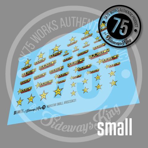 ROCKSTAR Waterslide Decal Sheet