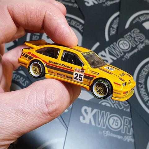 Ford Sierra RS500 Cosworth 'BENSON & HEDGES' Waterslide Decal Sheet