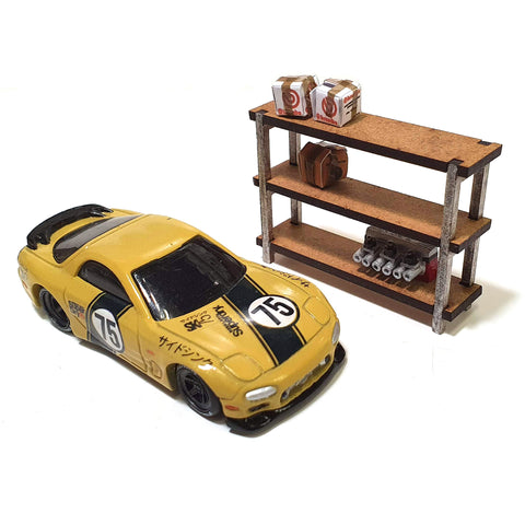 1/64th Scale Shelving Kits