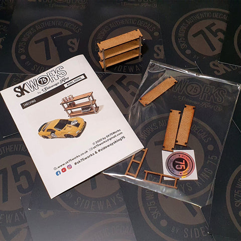1/64th Scale Shelving Kits