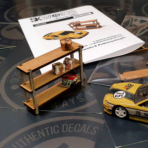 1/64th Scale Shelving Kits