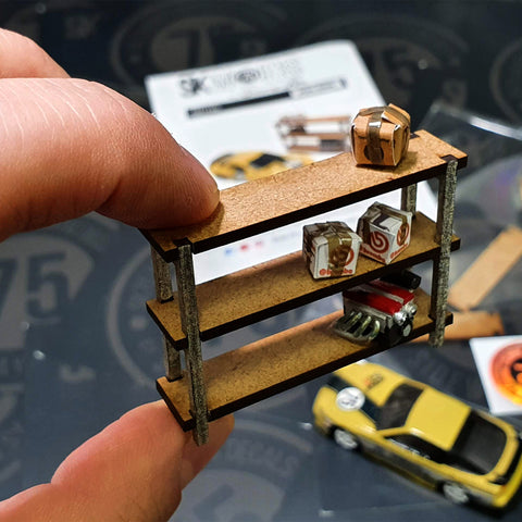 1/64th Scale Shelving Kits