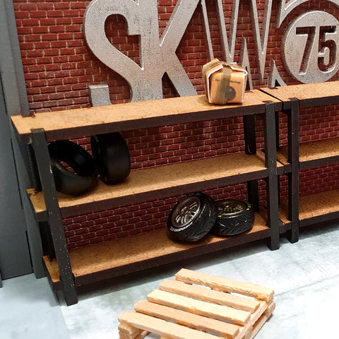 1/64th Scale Shelving Kits