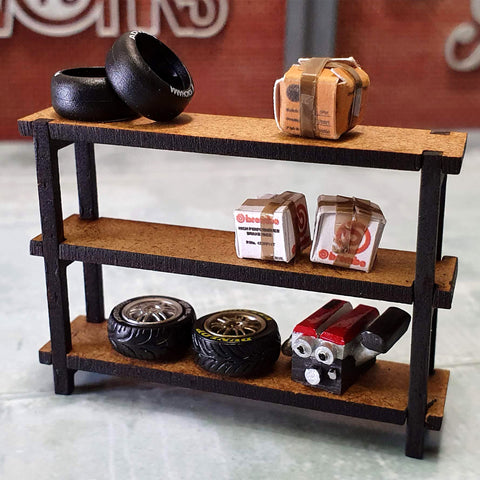 1/64th Scale Shelving Kits