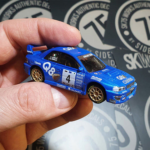 Subaru Impreza 22B Rally Italia 1999 'Q8' Waterslide Decal Sheet