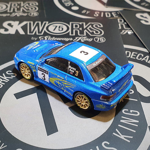 Subaru Impreza 22B WRC 'Richard Burns' Waterslide Decal Sheet
