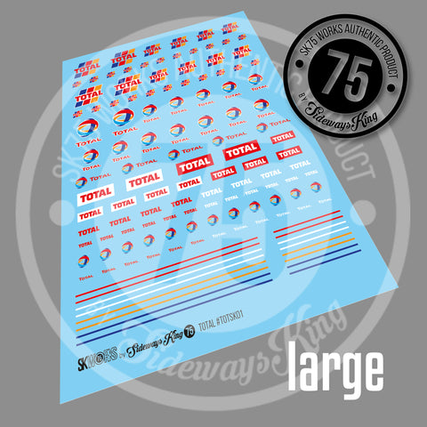 TOTAL Waterslide Decal Sheet