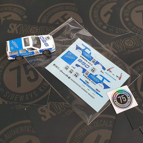 VOLVO 850 BTCC 'SECURICOR' Waterslide Decal Sheet